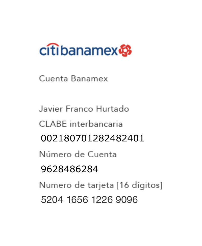 Pago con banamex